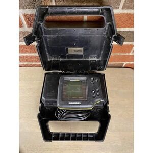 Humminbird Wide 100 Portable Fish / Depth Finder & 455 Transducer w/ Case